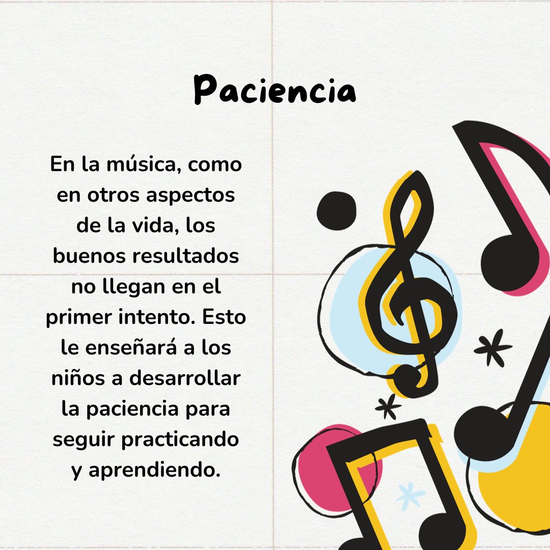 CENDIFunimet's tweet photo. ¿Sabías que la música ayuda a los niños a desarrollar valores? ¡Lee aquí y aprende sobre las maravillas de la música!
Fuente: De Farfán, M. (2023). ¿Cómo enseñar valores a los niños, a través de la música? Armonía, Escuela de Música. https://t.co/NJv4D69RFL https://t.co/wcKIRuYPRj