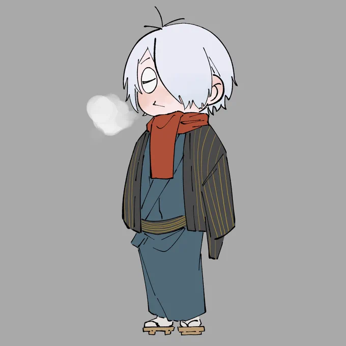 最近寒いのぉ 