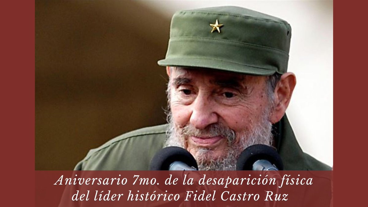 #FidelPorSiempre 
#FidelVive 
#HastaSiempreComandante