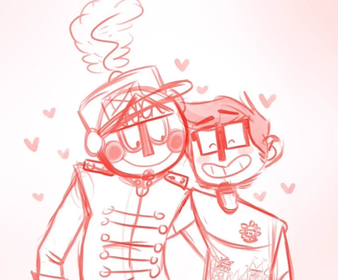 found a vintage selfship drawing of me and da boy and it's so cuuuute *dies* 