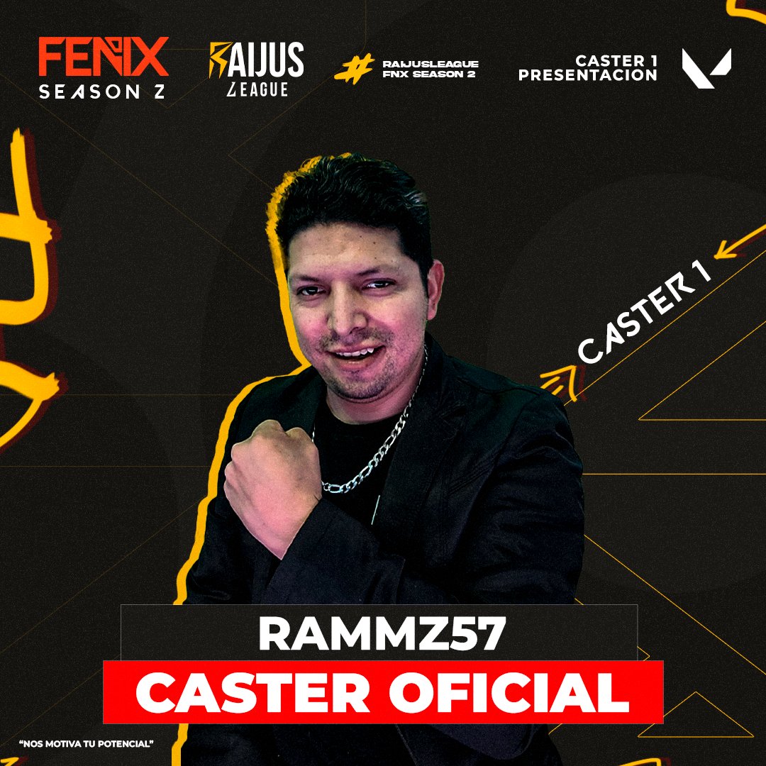 RaijusLeague's tweet photo. 🗣️ ¡Prepárate para el espectáculo del Torneo Fenix, narrado por la voz única de @Rammz57 ! Este caster excepcional te llevará al corazón de la competición, haciendo que cada momento sea épico. ¡Sintoniza para una experiencia de casting que te dejará sin aliento! 🎤🔥 https://t.co/i7lpTvjlp4