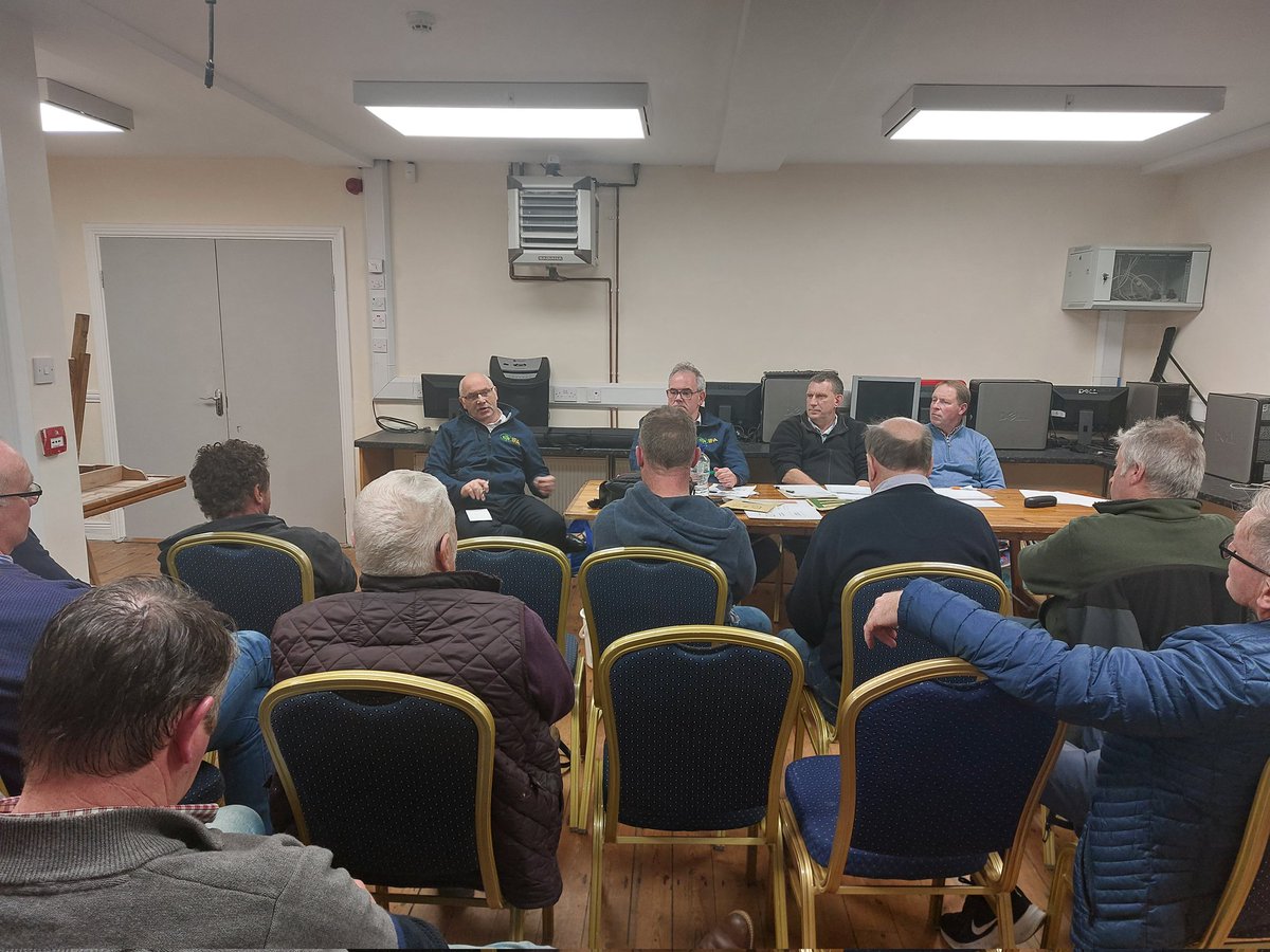 Nearing the end of this years @IFAmedia agms with myself and @PaulOBrien2020 speaking at the Graiguenamanagh AGM. Great discussion on all the current issues. #ifaelection23