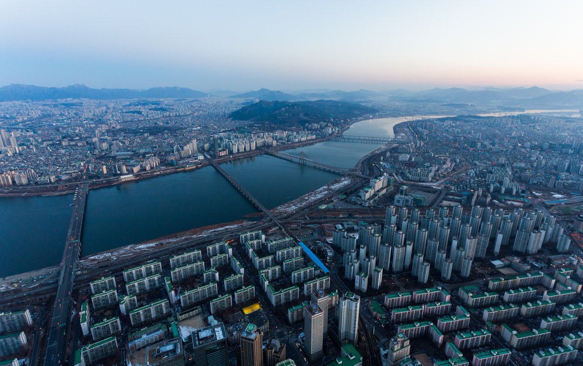 The tallest building on the Korean peninsula.

Lotte World Tower - 555 meters / 1820 feet