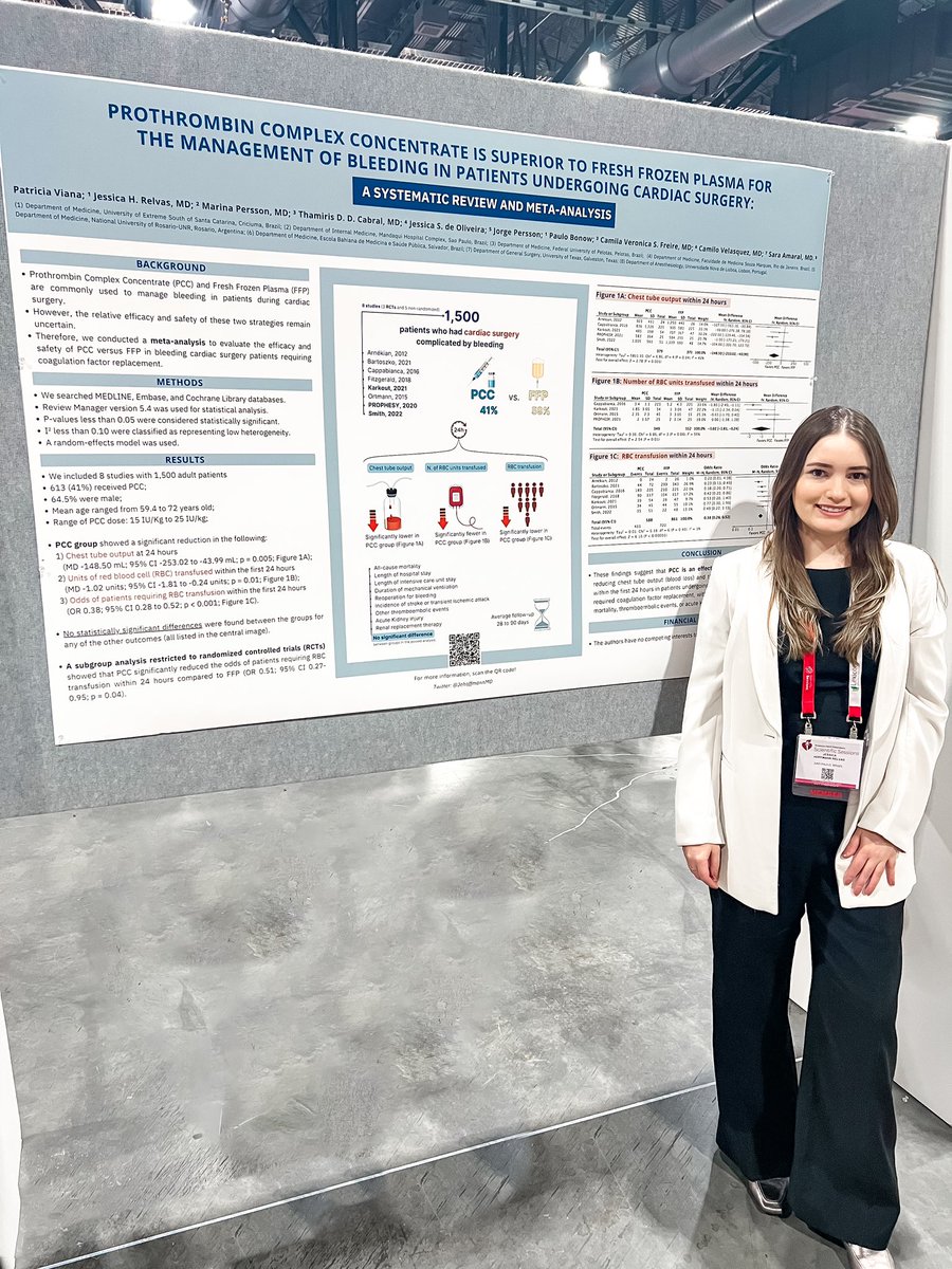 JehoffmannMD's tweet image. Delighted to have presented our systematic review and meta-analysis at the American Heart Association's Scientific Sessions 2023 in Philadelphia! 🫀🌍 #AHA23 @AHAScience #MetaMasters