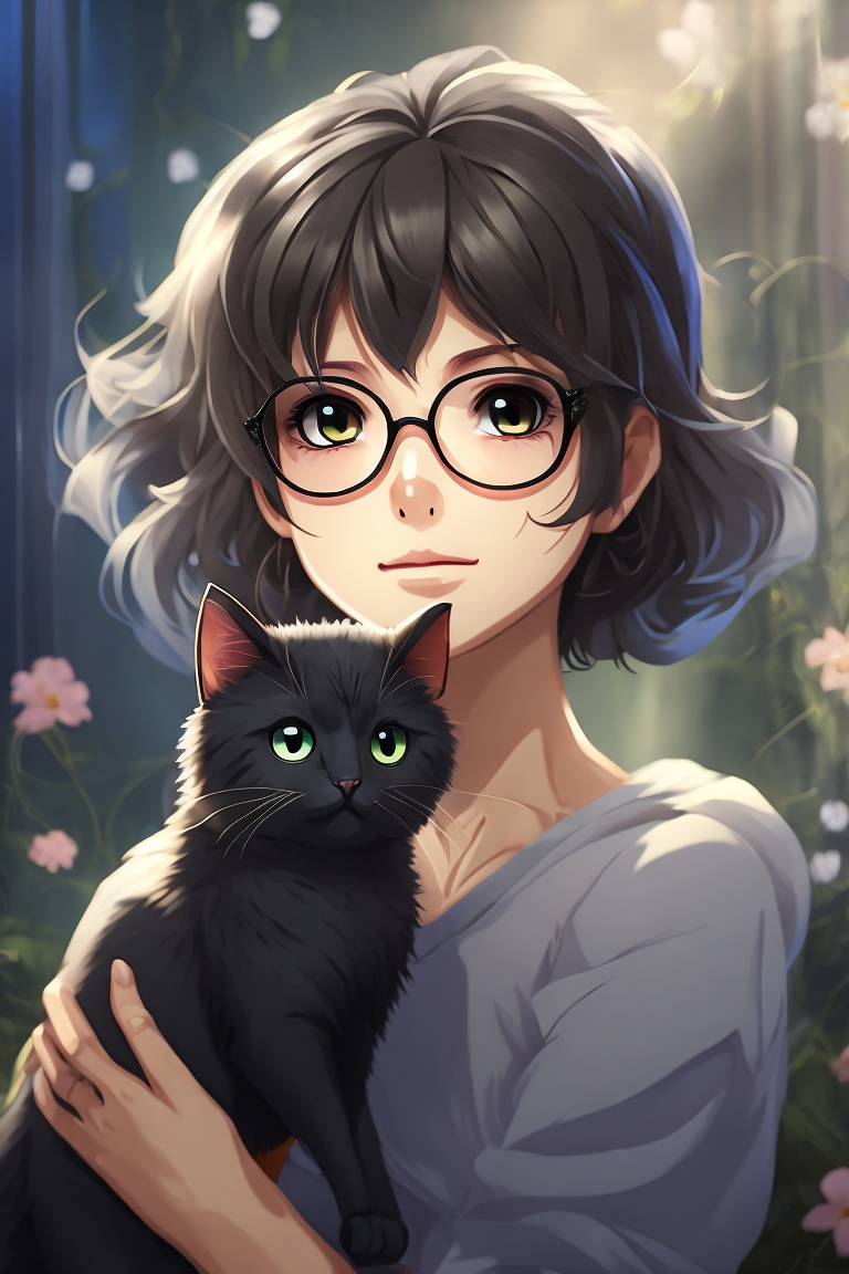 I created a sweet black cat on a stone in Pixar style with a woman having grey short hair and round glasses for a client, and the client is very happy.

DM for customized stuff 📷
#PixarStyleArt #BlackCatIllustration #WomenInArt
#RoundGlassesStyle #SweetIllustration #WhimsicalArt
