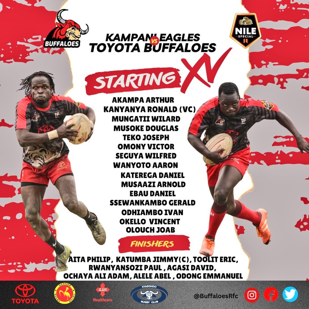 Dear lord lead our way tomorrow 🙏🏾
#toyotabuffaloes
#kyadondorugbyclub
#ugandarugbyunion
#OD12/7