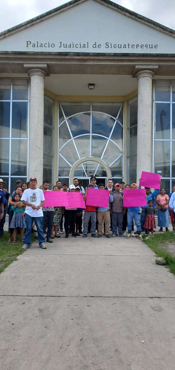 🚨#Alerta🇭🇳 Juzgado de Siguatepeque dicta auto de formal procesamiento por el delito de usurpación agravada contra campesinos Lencas de Potrerillos violando el derecho de los Pueblos Indígenas a sus tierras ancestrales.