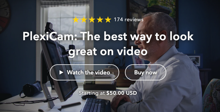 PlexiCam's tweet photo. On camera much? We make it easy to see your audience and for your audience to see you paying attention to them...
Use BFCM2023 to take 25% off thru Monday (11/27/2023)

https://t.co/1oKx9uAMYw https://t.co/lZMV5kps8w