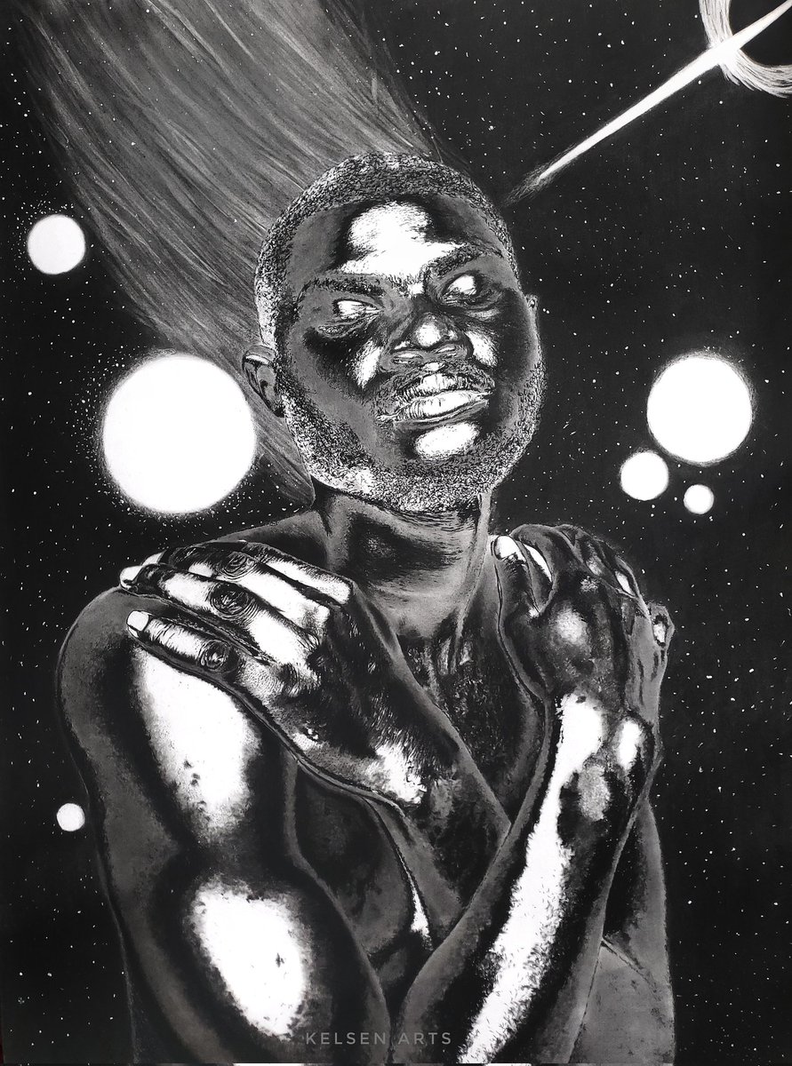 kelsenarts's tweet photo. TAIRE (2023)
Charcoal on archival paper. 
If this pops up on your tl, an early Christmas gift would be great and I accept RTs😇. https://t.co/5JLDuKiaXD