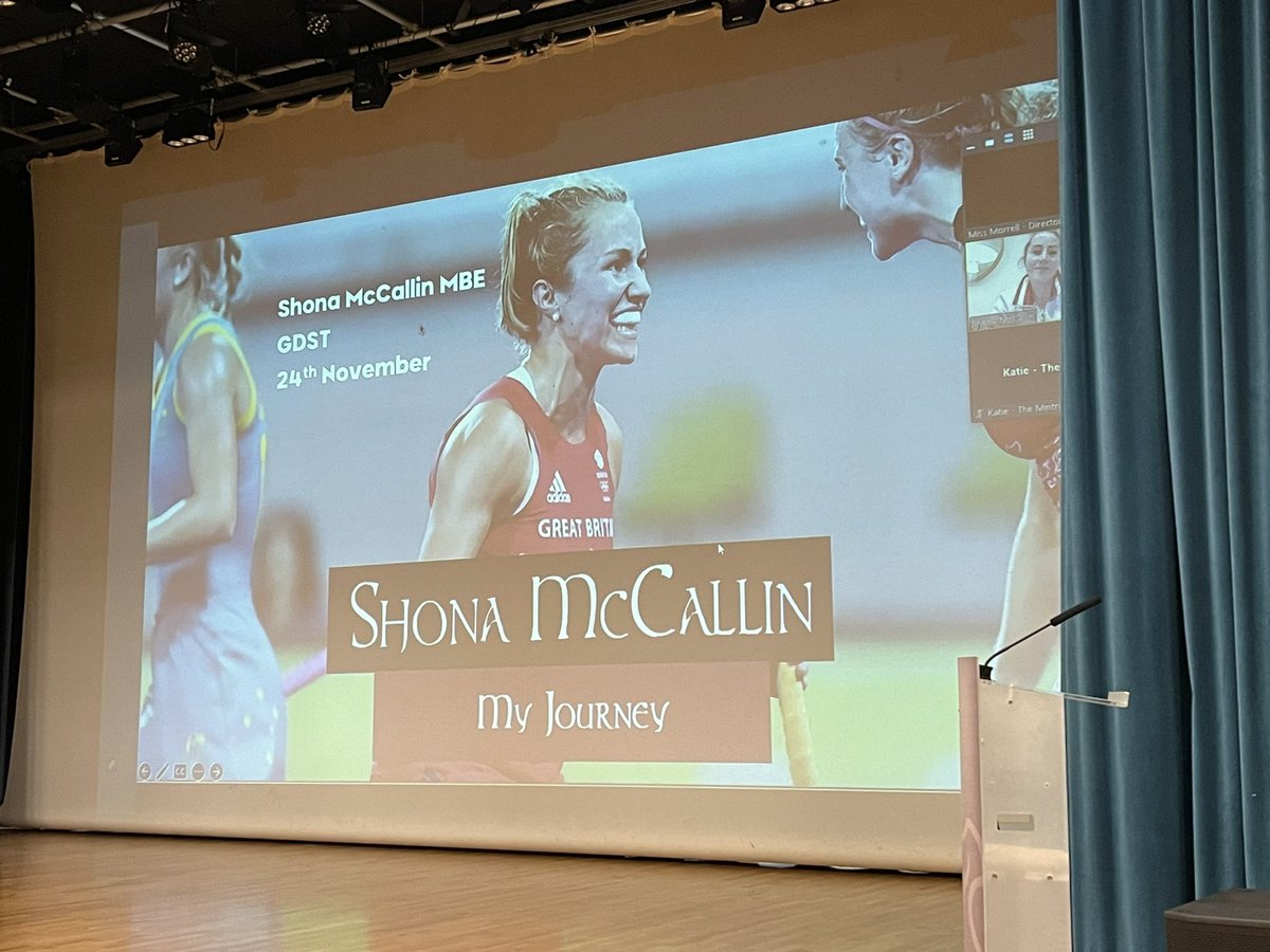 NHS_Sport's tweet photo. We had a lovely afternoon in Newcastle today followed by an evening @NewcastleHigh. An inspiring and interactive talk by @SMcCallin followed by a movie night was a perfect way to end the day. #gdsthockey #gdstfamily https://t.co/pq84aCIht8