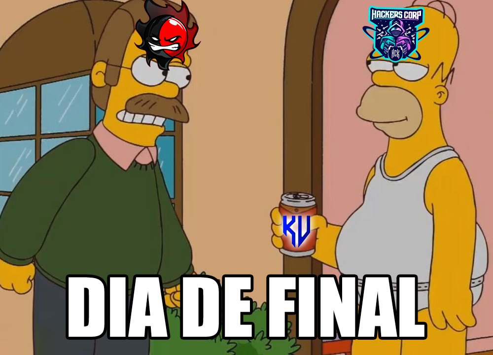 É HOJE!!!  ⚔ NOSSA REDENÇÃO!!!
E mais uma vez nos encontramos em uma final..
O reinado da <a href="/Nightsuns_/">NIGHTSUNS</a> acaba hoje, sem desculpas.

GRANDE FINAL DA <a href="/KovuLeague/">Kovu League</a>!
Não tem risadinha aqui não! É GUERRA!!

⏰20h |📺twitch.tv/mid_kovu
VAMO PRA CIMA!! #goHCK