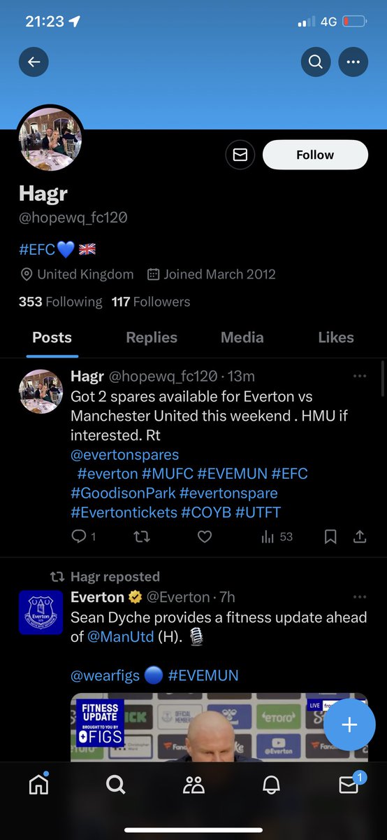 tomwoolley2001's tweet photo. Anyone know who this is he’s scammed me mate for a ticket https://t.co/jeZNLGRBpQ