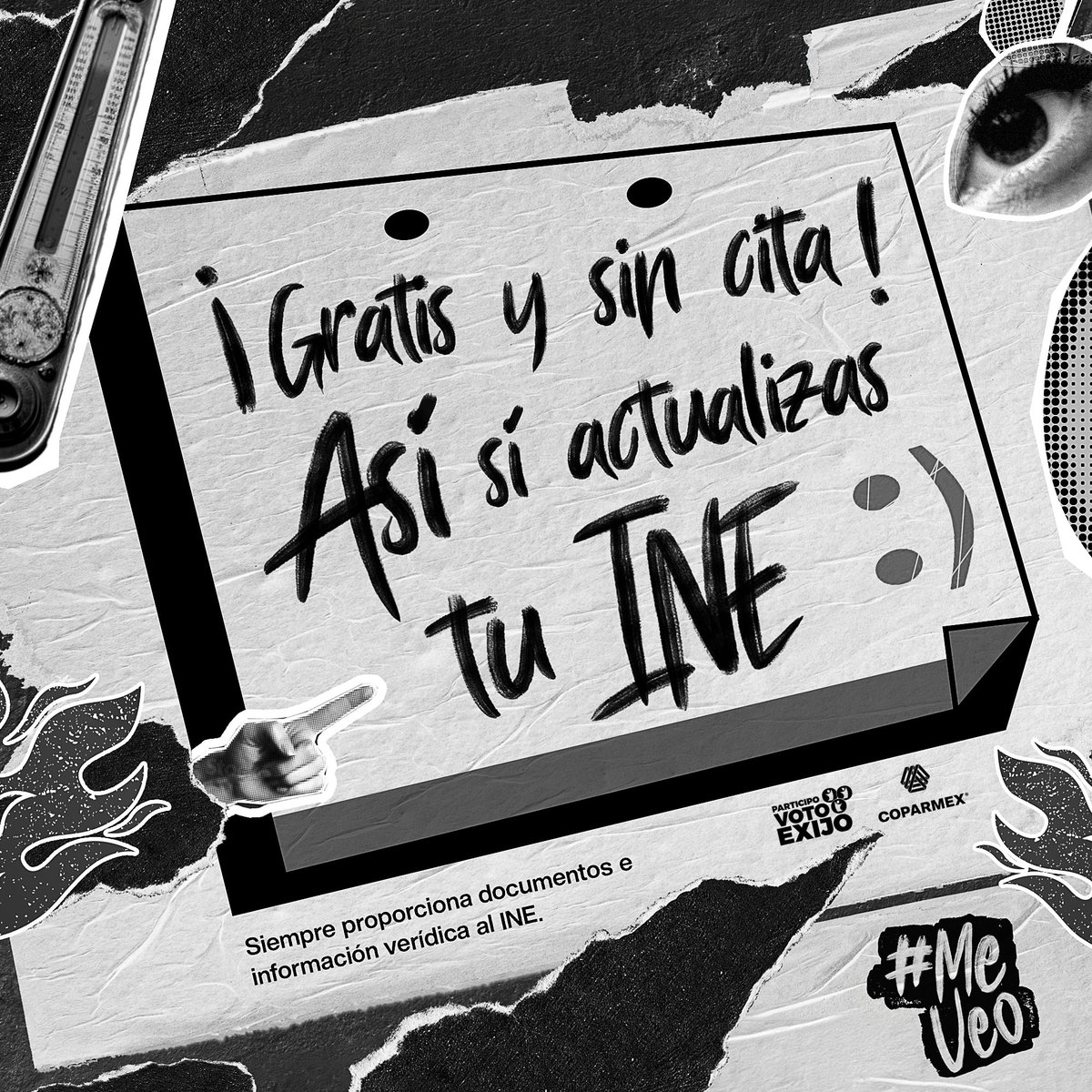Renueva tu INE antes del 22 de enero de 2024 y asegura tu voz en los procesos electorales. 
#MeVeo poniéndome las pilas para renovar la INE. 
#CoparmexMetro #SoyCoparmexMetro #SEN #PresidenteCoparmexMetro