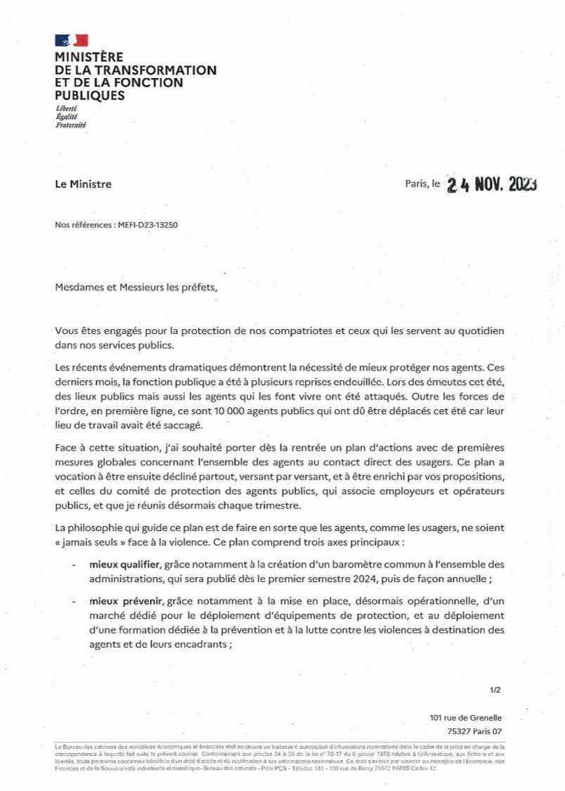 Stanislas Guerini tweet media