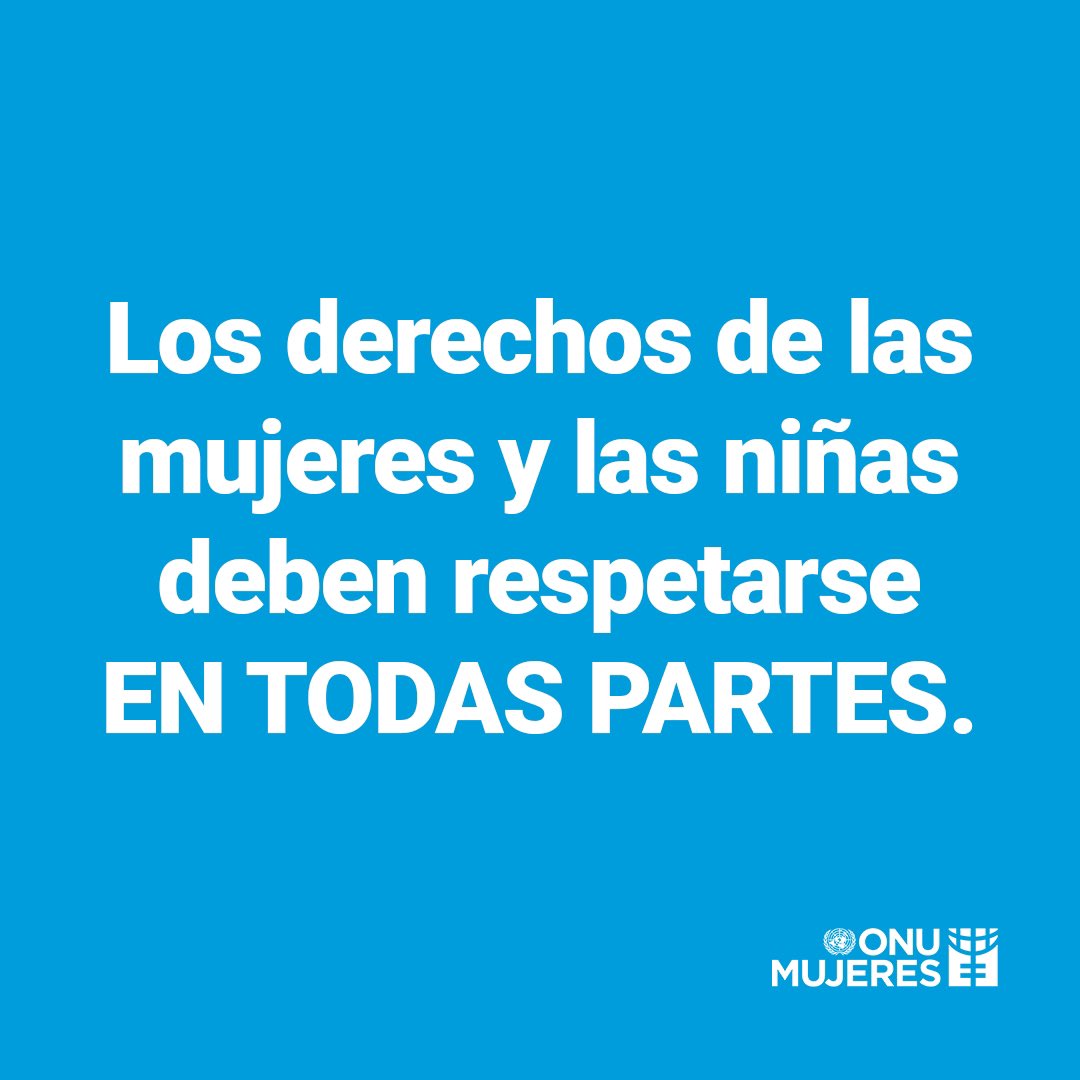 ONU_es's tweet photo. Asegurémonos de que todas las niñas y las mujeres puedan ejercer sus derechos humanos sin temor a la violencia o la persecución.

En el Día para la Eliminación de la Violencia contra la Mujer defendamos esos valores fundamentales. https://t.co/BCBl8iPvsx Via @ONUMujeres https://t.co/a2m1kurXqi