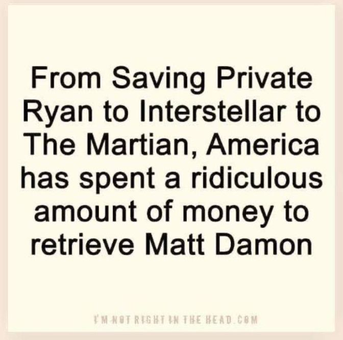 We need to get our priorities straight.