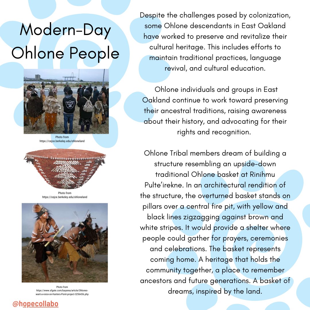 HOPEcollabo's tweet photo. Happy Indigenous Peoples Day. Today we are honoring all indigenous tribes of Turtle Island. However, at HOPE we wanted to highlight the Ohlone Peoples and their important history. Please swipe to read about the Ohlone people.  #indigenouspeoplesday #turtleisland #firstpeoples https://t.co/Csg4NWmLMu