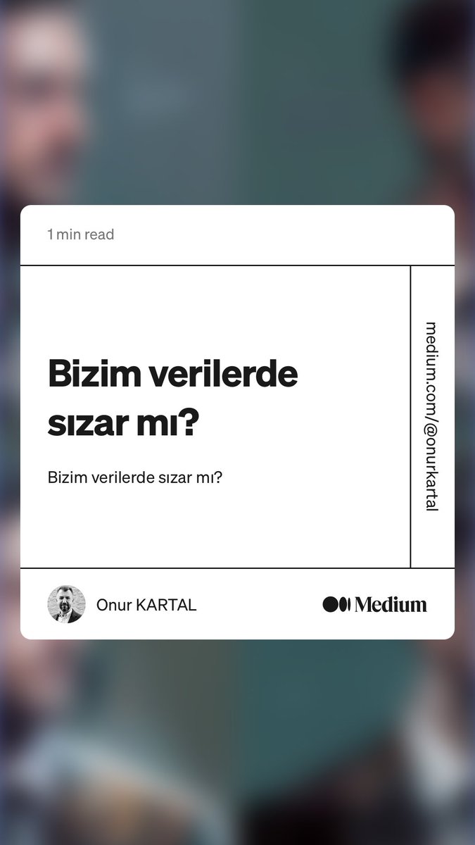 Her yeni veri sızıntısı haberini okuduğumda bu yazıyı tekrar paylaşasım geliyor 🥸

bit.ly/3uDK9iv