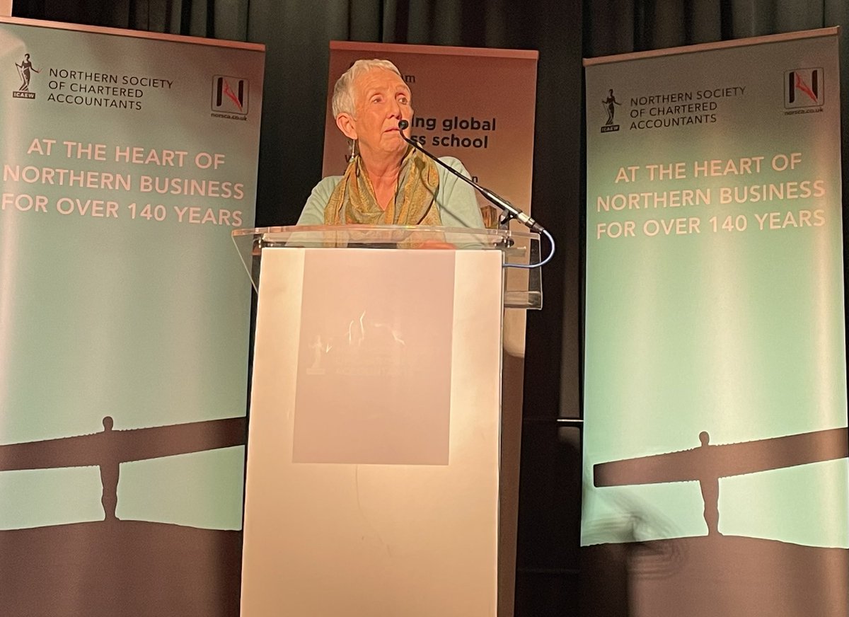 Our special guest speaker at tonight’s <a href="/ICAEW_NorSCA/">ICAEW NorSCA</a> #business and awards dinner is the wonderful <a href="/AnnCleeves/">Ann Cleeves</a> author of Vera, Shetland and the Long Call.

#ICAEW #ICAEWintheNorth #NorSCADinner