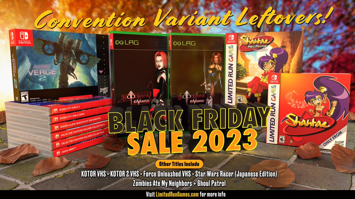 Get these Convention Specials while they’re hot! Leftover convention stock is up on our site in LIMITED quantities through Monday! Shop our Black Friday Collection: bit.ly/3SOul6D