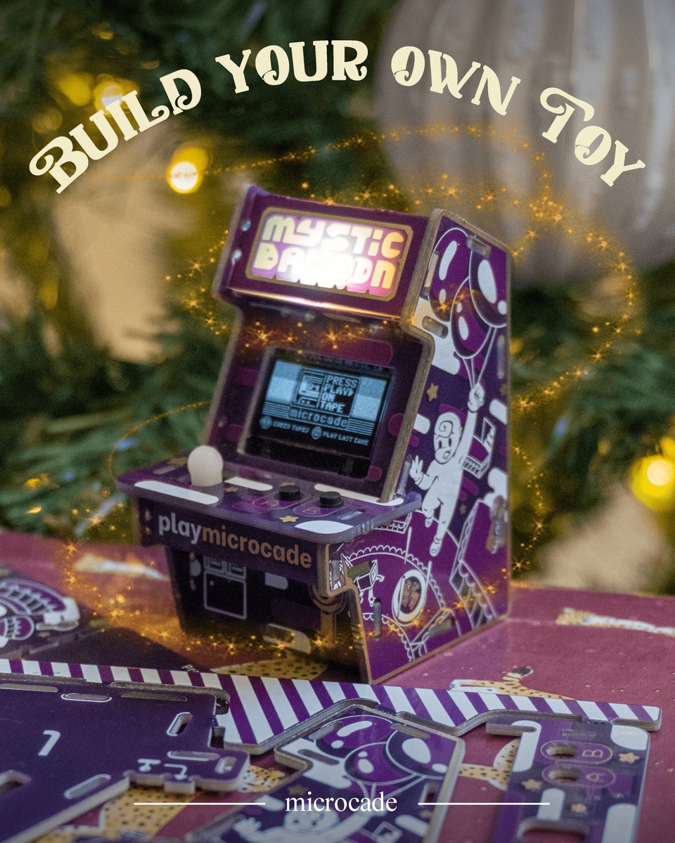 Meet the Microcade Mystic Balloon Edition! 

A new theme based on the original #indiegame Mystic Balloon!

A huge thank you to TEAM A.R.G, specfically Gaveno &amp; <a href="/castpixel/">CASTPIXEL🏳️‍⚧️ 🇵🇸🍉</a> for there amazing work on the game. 

You can find both Tool &amp; No Tool kits over at:
playmicrocade.com/shop-mobile/