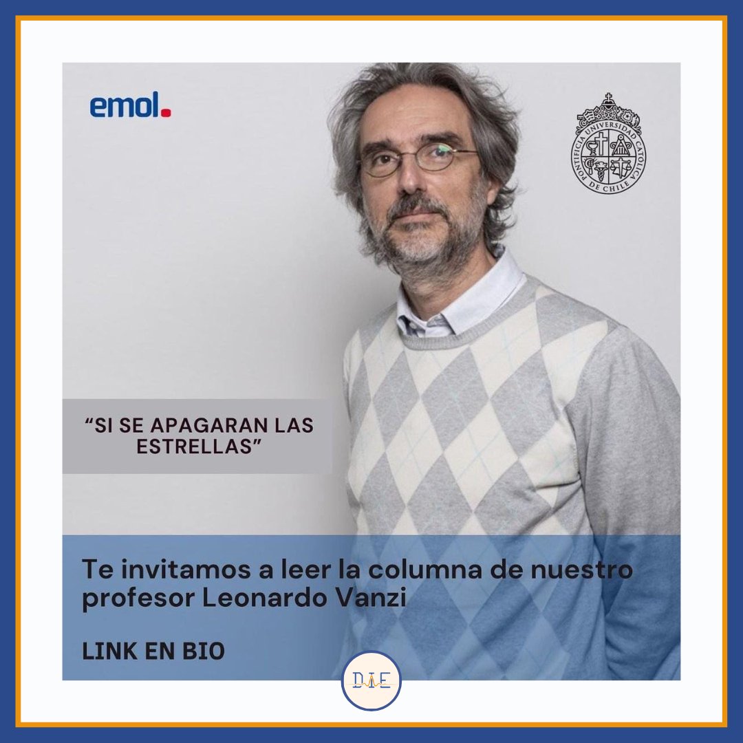 Te invitamos a leer la columna de #astronomia de nuestro profesor Leonardo Vanzi en #comentaristaemol sobre su viaje al #observatorio La Silla 🌌🔭 y la preocupación acerca de la #contaminacion lumínica .

comentarista.emol.com/1214131/276683…