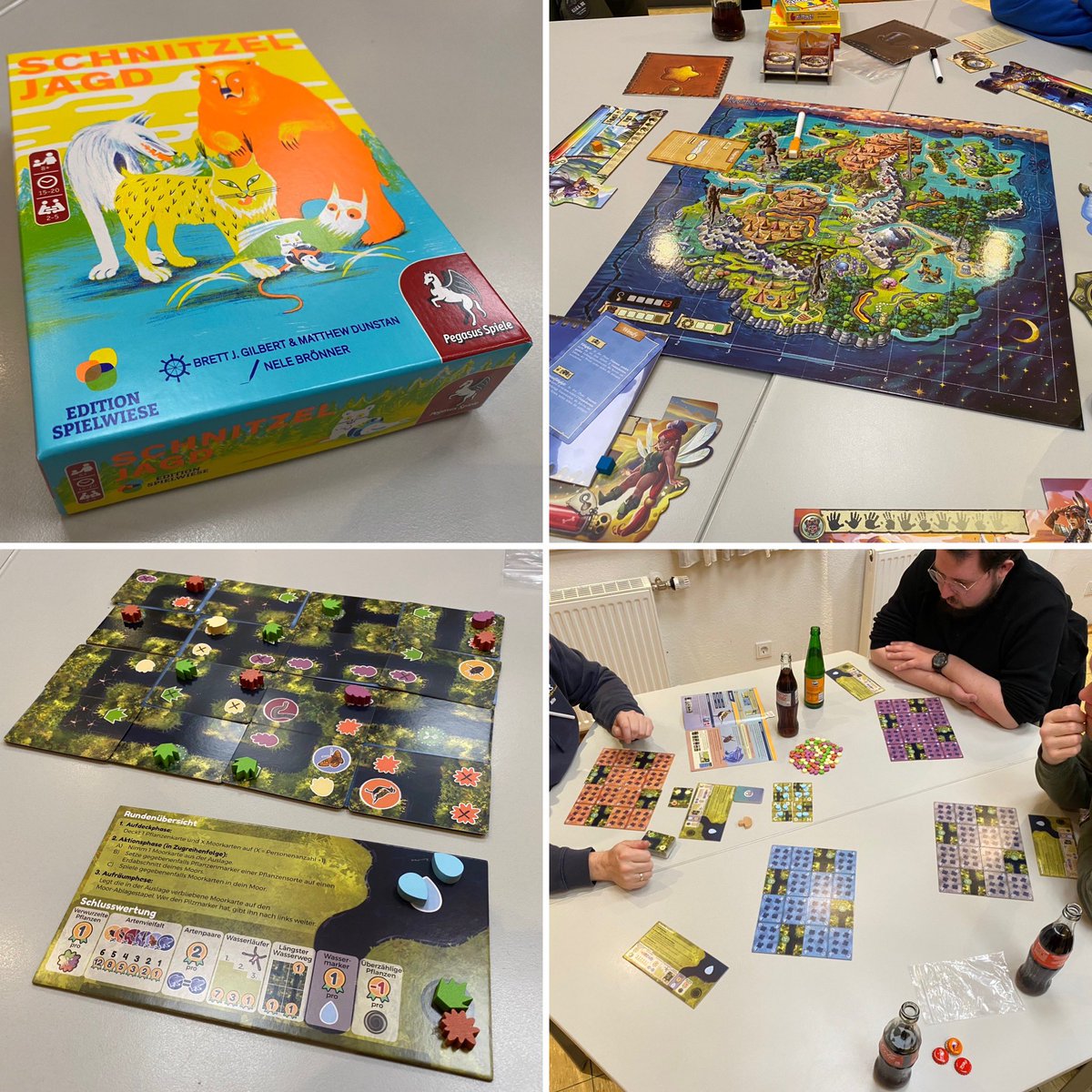 SpielTeckLand's tweet photo. Heute war unser Pegasus Spieleclubtag. Moorland und Schnitzeljagd sind gut angekommen. https://t.co/i7KSkbuC1r