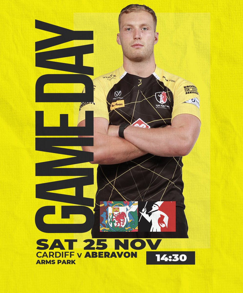 IT IS GAME DAY!!!!!

We head to Cardiff Arms Park to take on <a href="/Cardiff_RFC/">Cardiffrfc</a>.