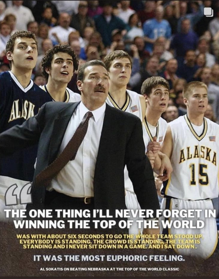 21 years ago this week <a href="/uafairbanks/">UA Fairbanks</a>  men’s basketball 🏀 became the first D2 team to win an 8 team D1 tournament. They beat <a href="/uwgb/">UW-Green Bay</a> <a href="/HuskerMBB/">Nebraska Men's Basketball</a> and <a href="/WeberStateMBB/">Weber State Men’s Basketball</a> on the way the the title.