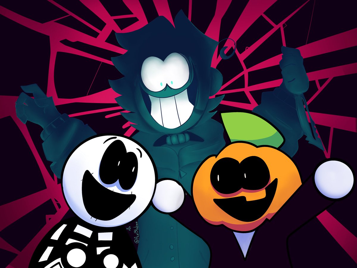 AceBlubee's tweet photo. Hi spooky month fandom how the fuck do i use twitter ????? 
I want spooky month mutuals desperately ☹️
Have an OC i made 
I call him zoomer and he’s stupid
#spookymonth #spookymonthfanart #spookymonthoc #art https://t.co/AqXESbYJjU
