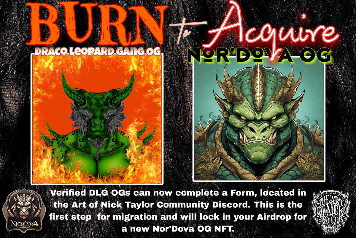 🔥 Burn Form is Live 🔥 

Join <a href="/Art_PHeston/">Atlaz (Peter Heston)</a> and the path of the Nor'Dova  🚀

Experience the passion of an #Artist with a story to tell with trials a tribulations that can resignate with many of us! 

Bring your OG to <a href="/ArtofNickTaylor/">R.Ððgg ☯️</a> #Discord and rewrite the story together 🫡