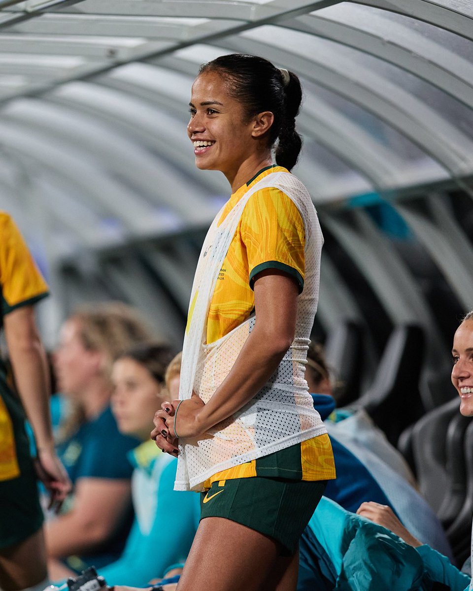 TheMatildas's tweet photo. 📸 Views from the sideline

#Matildas https://t.co/K6bfKXbDVH
