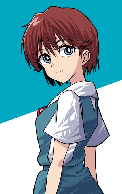 「tokyo-3 middle school uniform」 illustration images(Latest｜RT&Fav:50)