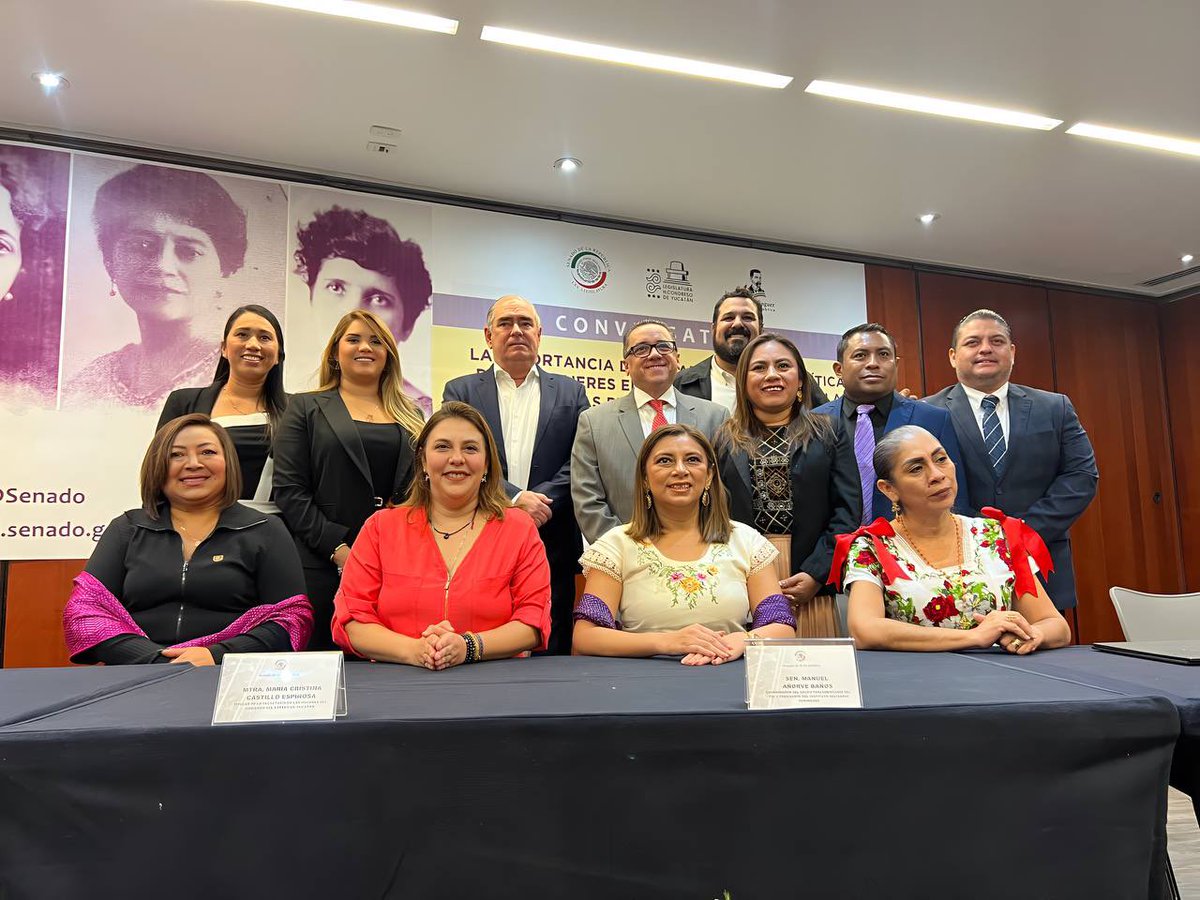 MaraCastillo22's tweet photo. Como lo hicieron Elvia Carrillo Puerto, Raquel Dzib Cicero y Beatriz Peniche Barrera hace 100 años, hoy nos toca a todas las personas ser agentes de cambio y trabajar de la mano para un Yucatán más justo, igualitario y donde todas las mujeres tengan acceso a una mejor calidad de https://t.co/VGdiVizcbp