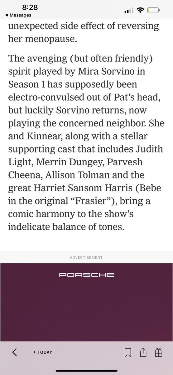 MiraSorvino's tweet photo. So this is not Halloween but season 2 EP. 7 of @ShiningVale @STARZ just dropped & I think @nytimes recommendation still stands: watch our amazing show #whattowatch #criticsnotebook https://t.co/85U5CBLben