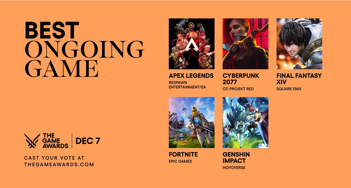 The Game Awards on X: So many games, so little time! Which game have you  been looking forward to playing most? 🎮 Vote now for the Most Anticipated  Game presented by @McDonalds