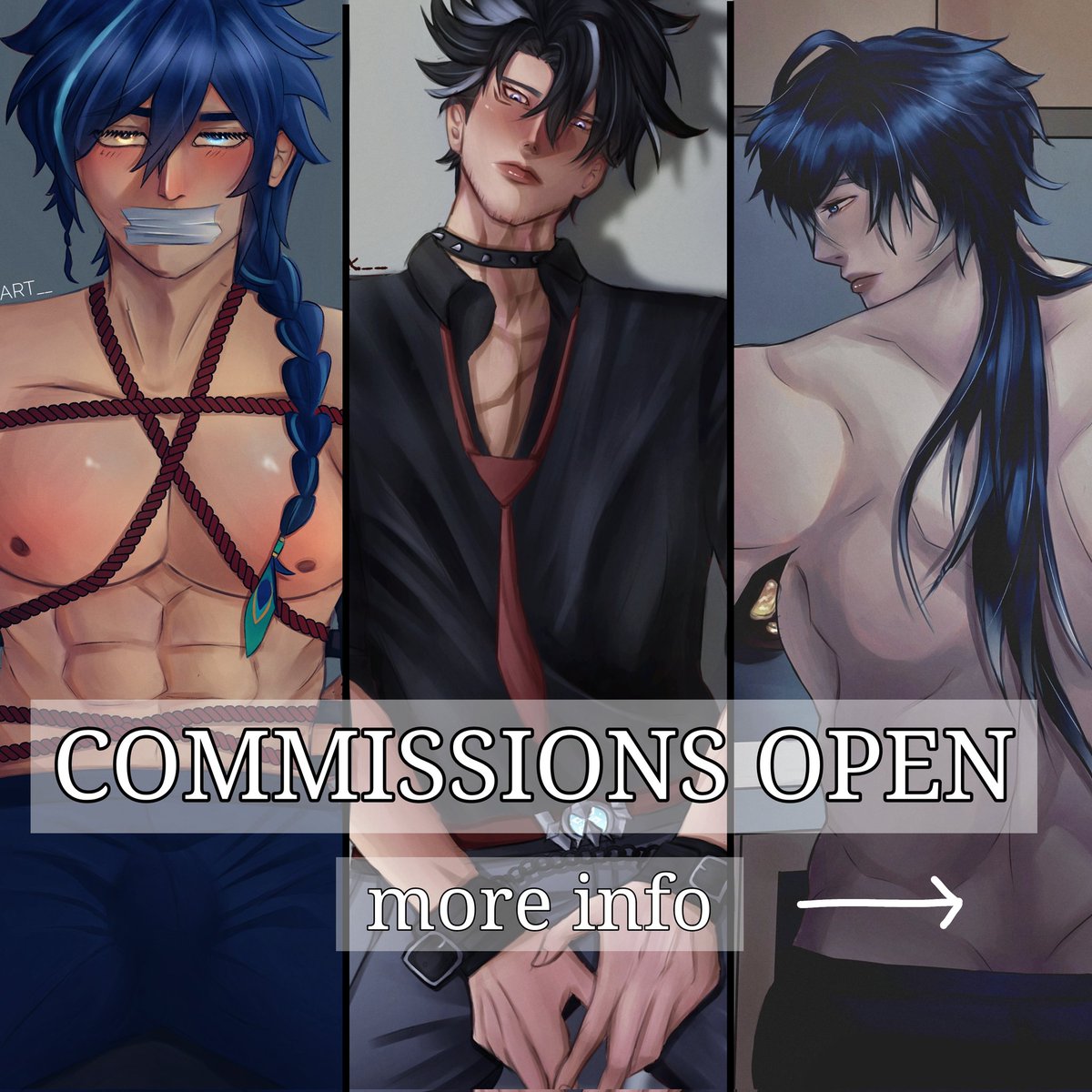 mauxart__'s tweet photo. (rt and comments appreciated)

Hello! I finally opened commissions. Here's the info. Dm me for more.

#commissionsopen #commissionopen #GenshinImpact #anime #digitalart https://t.co/kvGuPH745j
