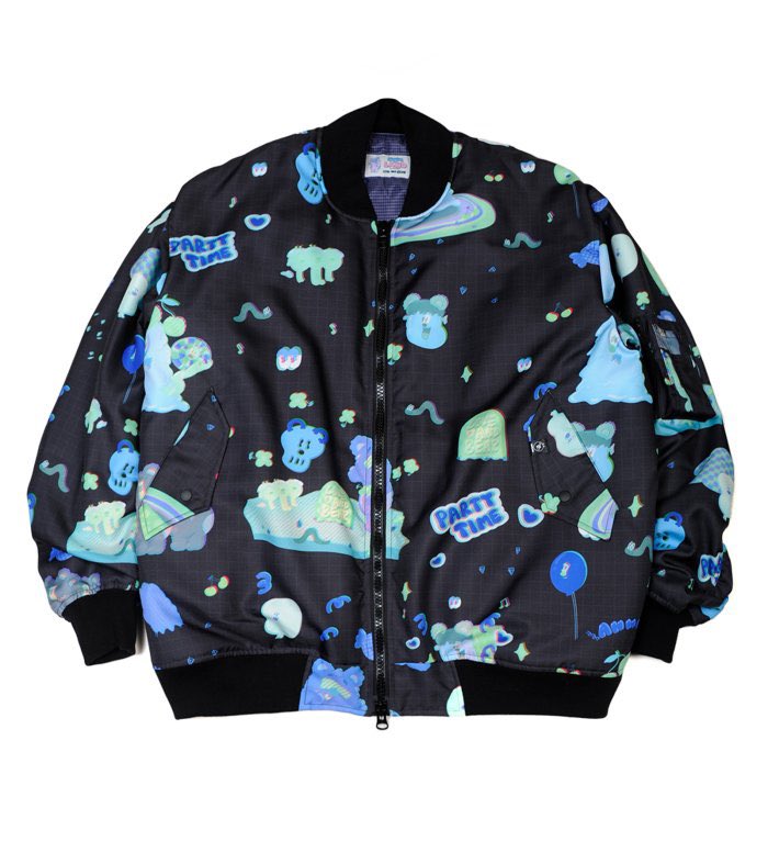 新品 milkboy KJ patched bomber ma-1 ジャケット