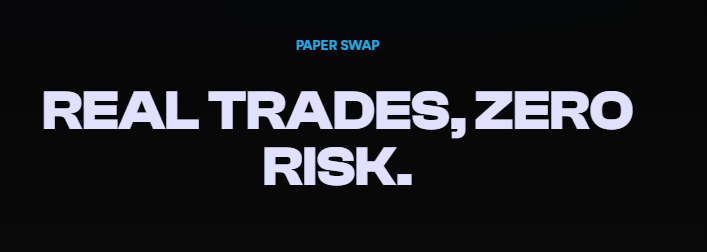 SwapPaper's tweet image. Did you know? A significant number of traders start with demo or paper trading before achieving profitability. With Paper Swap, you get the real market experience minus the risk, a crucial step for many in mastering the art of trading. 

$PAPER