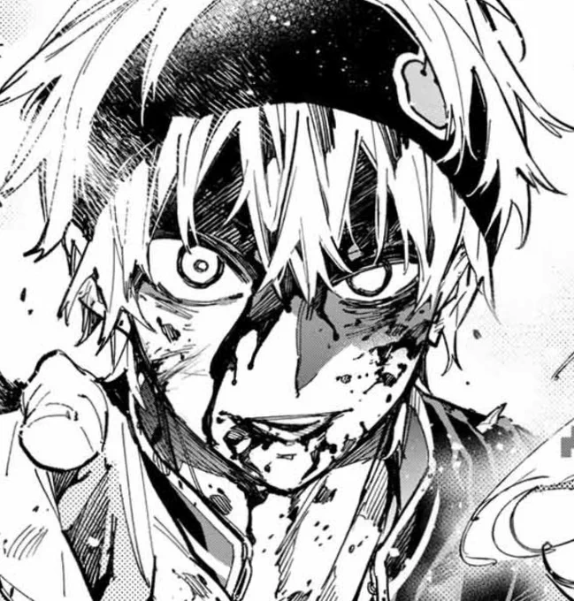 土曜日は『#デッドアカウント』の更新日です。37話がマガポケにて無料公開されました!ボロボロでドーンしてる縁城くんです。④巻も出てます! 現代式祓霊バトルアクション! 「デッドアカウント/【account 37】血涙侵触」 #マガポケ 