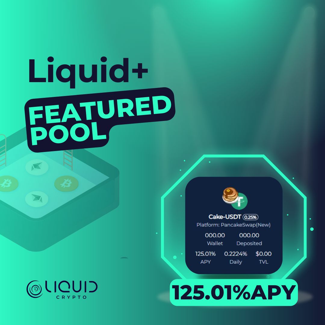 reddex_io's tweet photo. Leave your portfolio to grow while you have an amazing weekend🌱🚀💼

Liquid+ Featured Pool Cake-USDT🤯🎉💰 

Check out today's featured pool at: https://t.co/kGovDkTB5x  

#LCJFIN #JFin #LiquidCrypto #Crypto #LCNEWS #Blockchain #Cryptocurrency https://t.co/ll45yfszvV