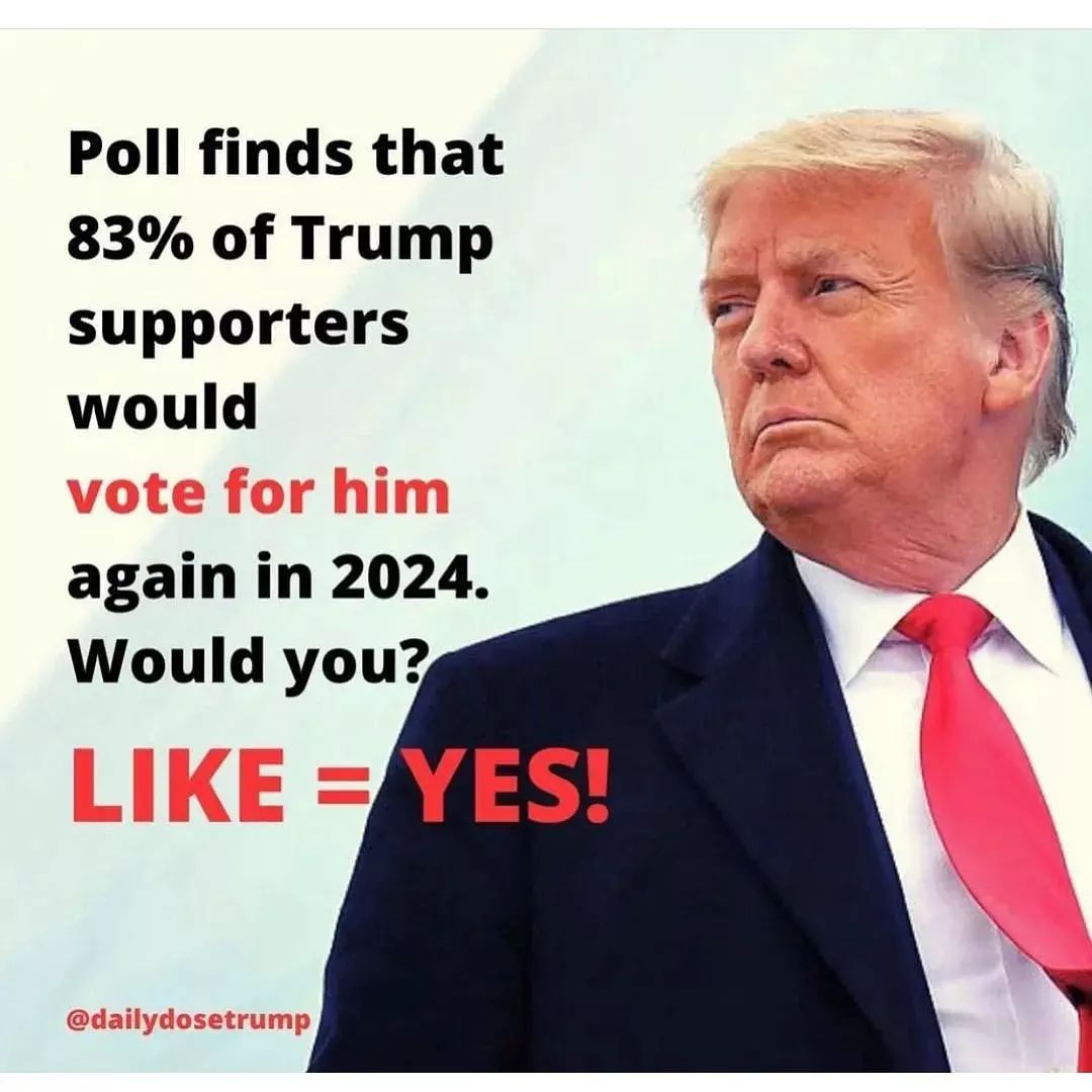 This statistic underscores the significant dedication within his supporter base and highlights their steadfast allegiance to his leadership. #ElectionInsights #PoliticalAnalysis #Trump2024 #TRUMP2024ToSaveAmerica #Trump2024TheOnlyChoice