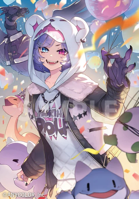 にじさんじEN所属のセレン龍月さんのお誕生日グッズイラストを担当させていただきました!どうぞよろしくおねがいしますー!  I drew birthday celebration goods for   from NIJISANJI EN!