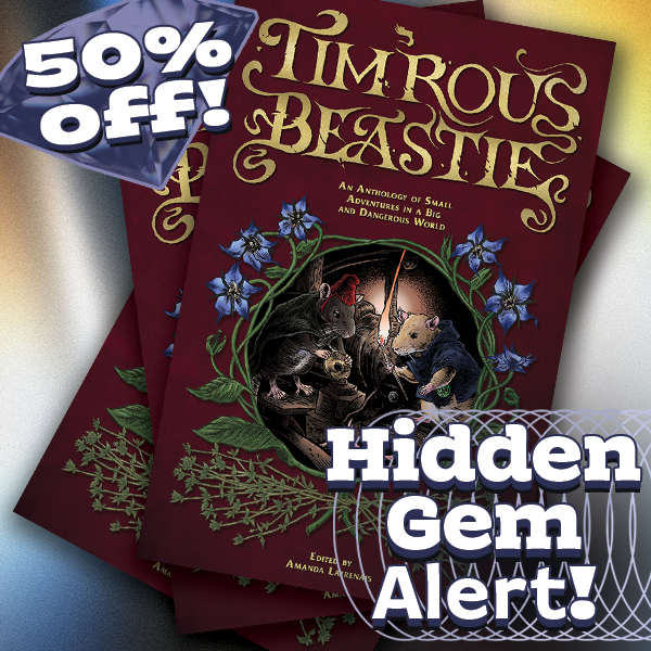 Iron Circus #BlackFriday Hidden Gem: Tim'rous Beastie An anthology of brave critters defying their place in the natural order, featuring adventurous opossums, hellbound pigs, and sentimental spiders! Buy online: ironcircus.com/product/timrou… Full sale list: ironcircus.com/product-tag/sa…