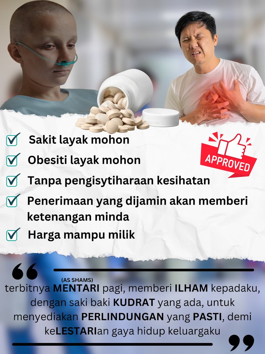 Archemistry1's tweet photo. "Terbitnya MENTARI (as shams) pagi, memberi ILHAM kepadaku, dengan saki baki KUDRAT yang ada, untuk menyediakan PERLINDUNGAN yang PASTI, demi keLESTARIan gaya hidup keluargaku"

https://t.co/g1nVa4Dhfl https://t.co/qoHYOpFRHw