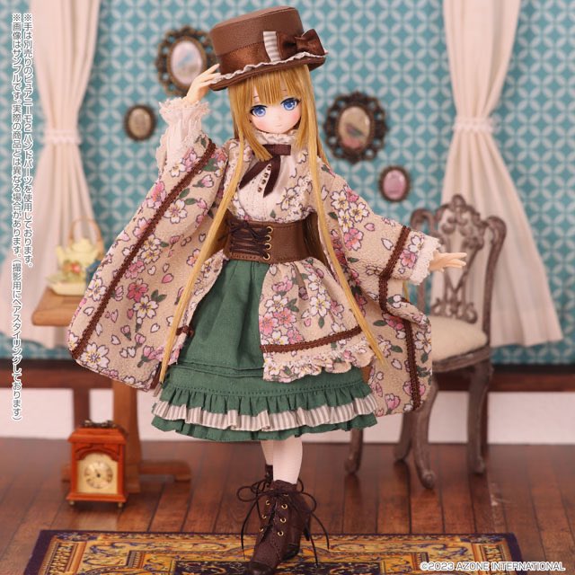 victorian_cs's tweet photo. ハザクラPrimちゃんとツバキPrimちゃんが誕生しましたー😍発売日前日に言おうとしてたのに息子も誕生日だったからうっかり忘れてた…ごめんプリムちゃん！和風スチパンめっちゃ可愛い！！！早くウチにも来てほしい😌💕 https://t.co/zD6Gpe7V6P