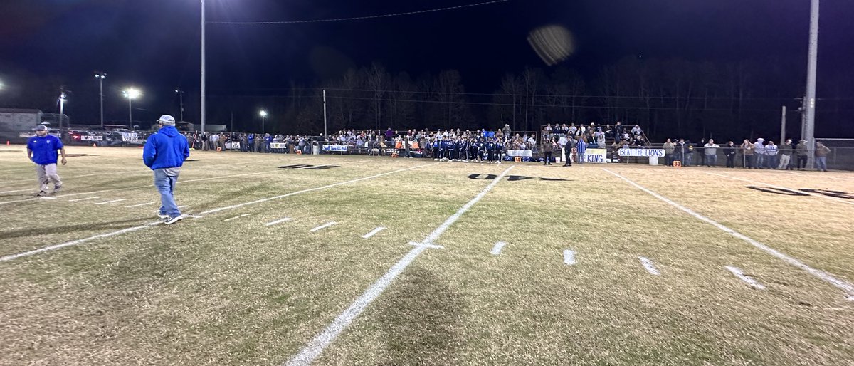 VHSRamsFootball's tweet photo. Rams fall to Biggersville 41-21 in the North Half Championship. Rams finish the season 12-1. We are proud of our seniors and all of our Rams. Thank you to the Rams Family that came out to support the Rams. We are Proud of You!! #RamPride https://t.co/8e11jRTbkO