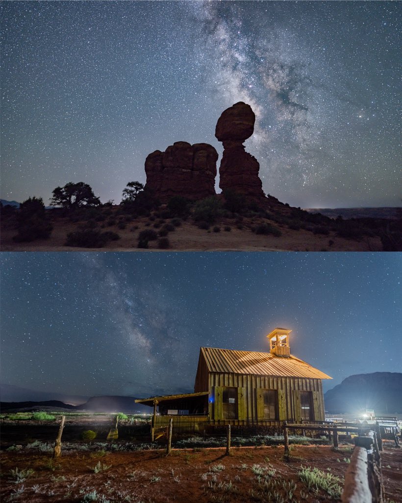 Utah at night 🌌⛰️
