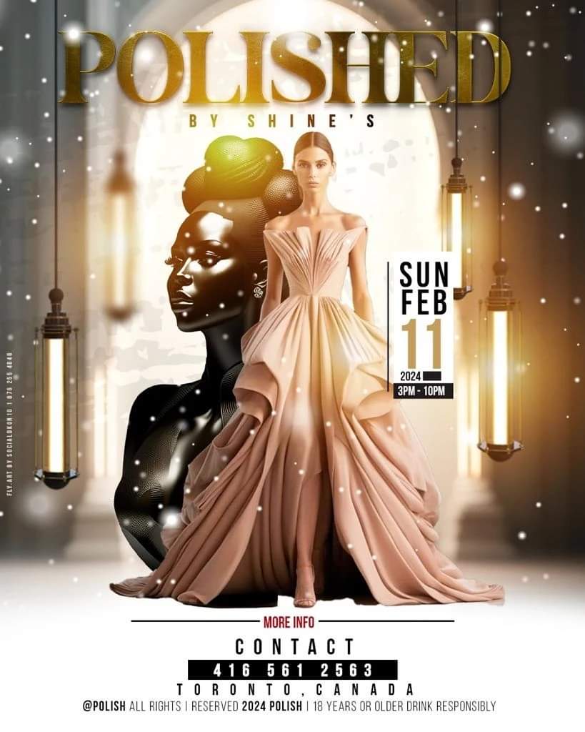 ✨✨#theonlylook FEB 11TH #2024events 
✨✨✨✨#POLISHED ✨✨✨✨

✨#EXCLUSIVEEVENT #EVENT 4 THE #ELITE 
✨#CELEBRATEYOURBIRTHDAY IN #STYLE
✨#PARTY W THE #ELITESOCIETY #FEB11

✨#THEONLYPLEASETOBE #POLISHED ✨✨

✨#BIRTHDAYBOOKING 
✨ ☎️@shines_shines_shines (416 )561-2563