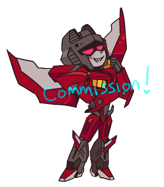 「comm 4  ! starscream :) 」|hhhscoob 📺 comms openのイラスト
